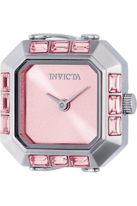 Invicta Mini 49581 Dames Horloge - Quartz Uurwerk - Roestvrij Staal met roze Wijzerplaat - 21mm - Image 1