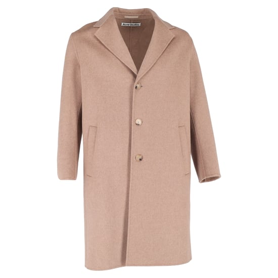 Lange jas van Acne Studios in beige wol - Image 1