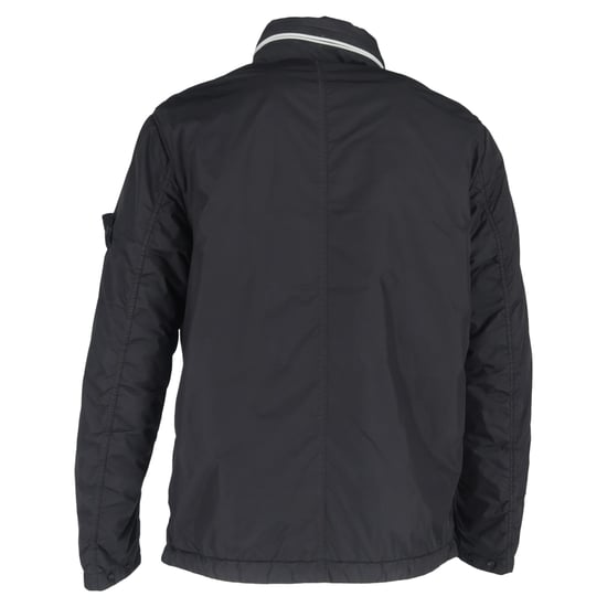 Stone Island jas met verborgen capuchon in zwart nylon - Image 3