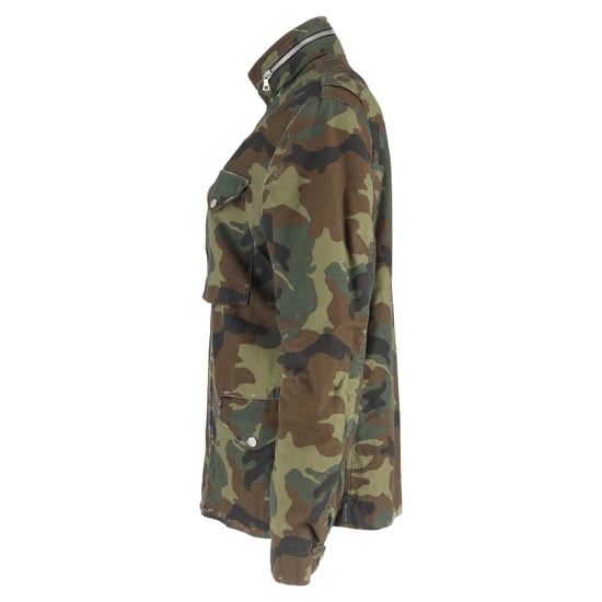 Amiri M-65 veldjas met camouflageprint in groene katoen - Image 2