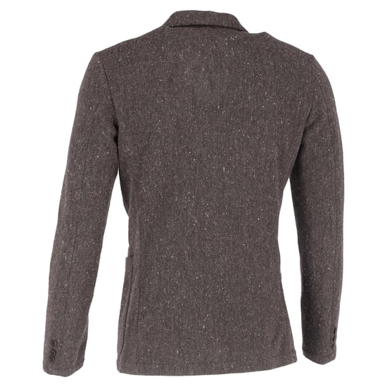 Comme Des Garcons single-breasted blazer van bruine wol. - Image 3