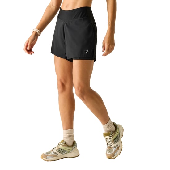 Dare 2B Womens/Ladies Nimble 2 in 1 Shorts (Black) - Image 4