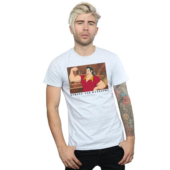 Disney Heren Beauty And The Beast Knappe Bruut T-Shirt (Sportgrijs) - Image 2