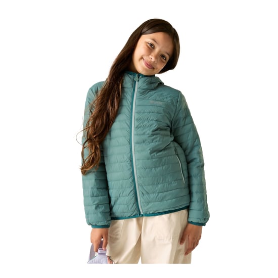 Regatta Childrens/Kids Hillpack Hooded Jacket (Ivy Mos) - Image 4