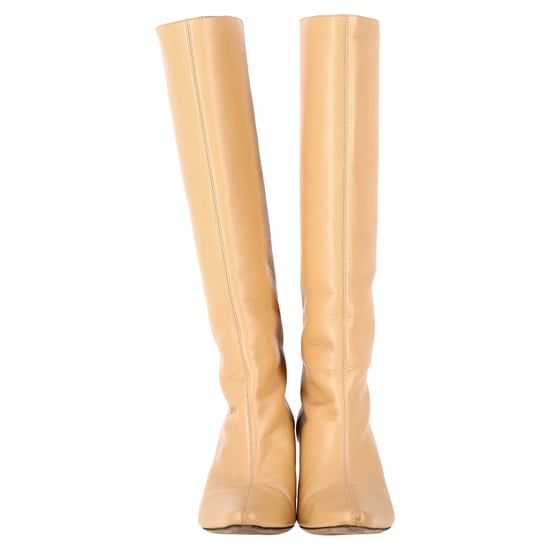 By Far Stevie knielaarzen van beige leer - Image 2