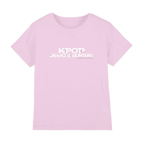 K-Pop Demon Hunters Kinderen/Kinderen Logo T-shirt (Lichtroze) - Image 1