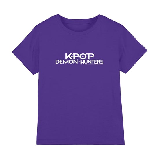 K-Pop Demon Hunters Kinderen/Kinderen Logo T-shirt (Paars) - Image 1