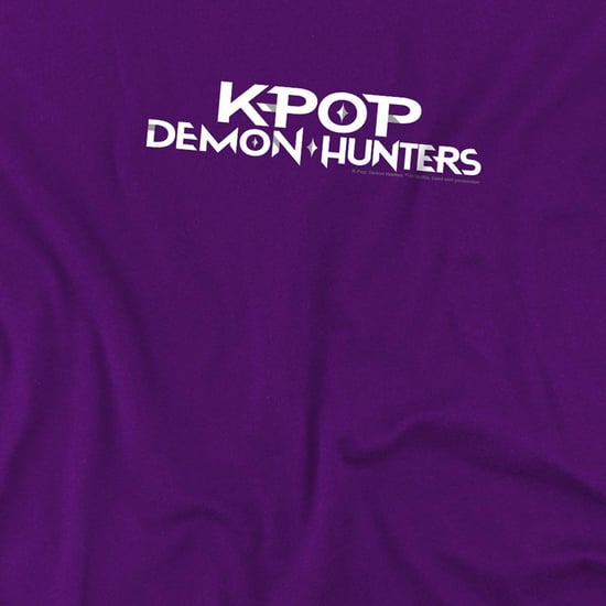 K-Pop Demon Hunters Kinderen/Kinderen Logo T-shirt (Paars) - Image 2