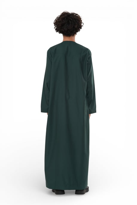Kinderen jongens Eid groene Marokkaanse Jubba gewaad Djellaba Ramadan Eid Thobe - K-HM11 - Image 4