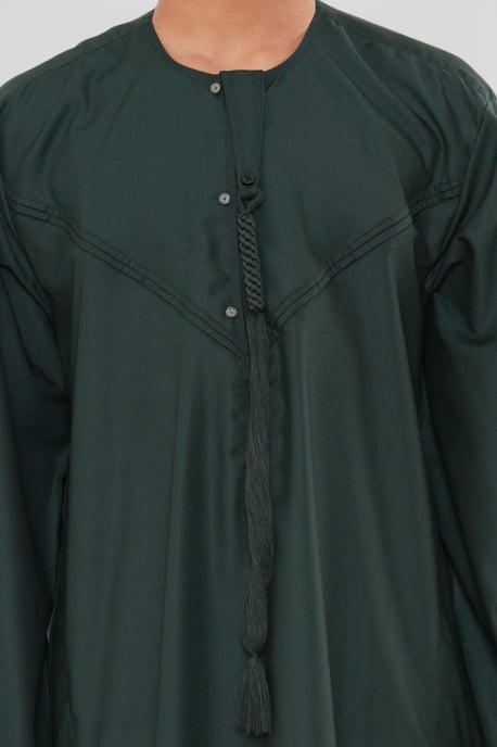 Kinderen jongens Eid groene Marokkaanse Jubba gewaad Djellaba Ramadan Eid Thobe - K-HM11 - Image 5