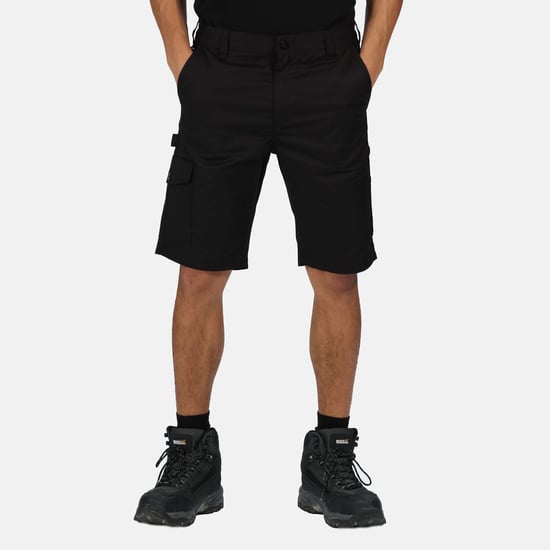 Regatta Heren Pro Cargo Shorts (Zwart) - Image 2