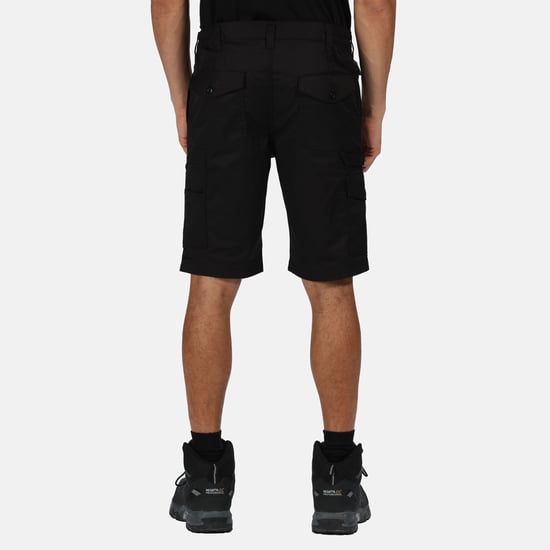Regatta Heren Pro Cargo Shorts (Zwart) - Image 3