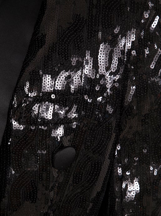 V-hals Glitter Satijnen Tailored Jkt - Image 3