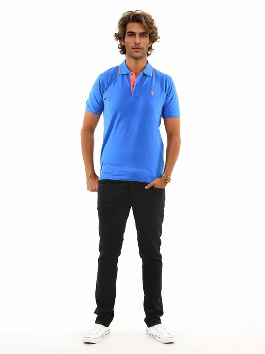 U.S. POLO ASSN. Men's Classic Fit Polo Shirt met korte mouwen gemaakt van katoenen elastaan - Image 3