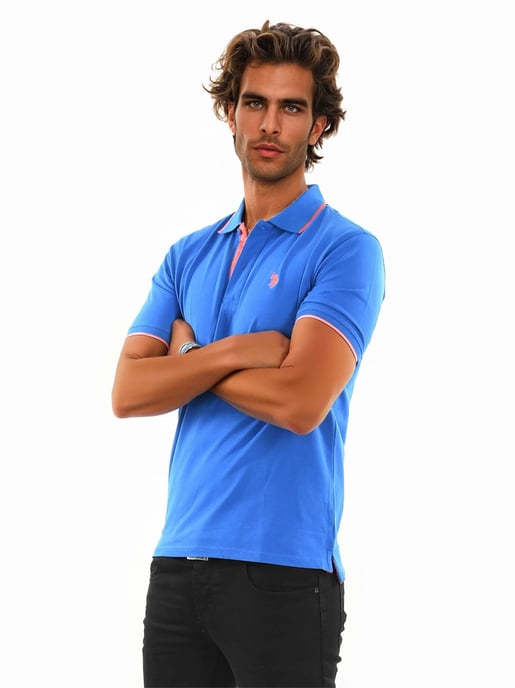 U.S. POLO ASSN. Men's Classic Fit Polo Shirt met korte mouwen gemaakt van katoenen elastaan - Image 4