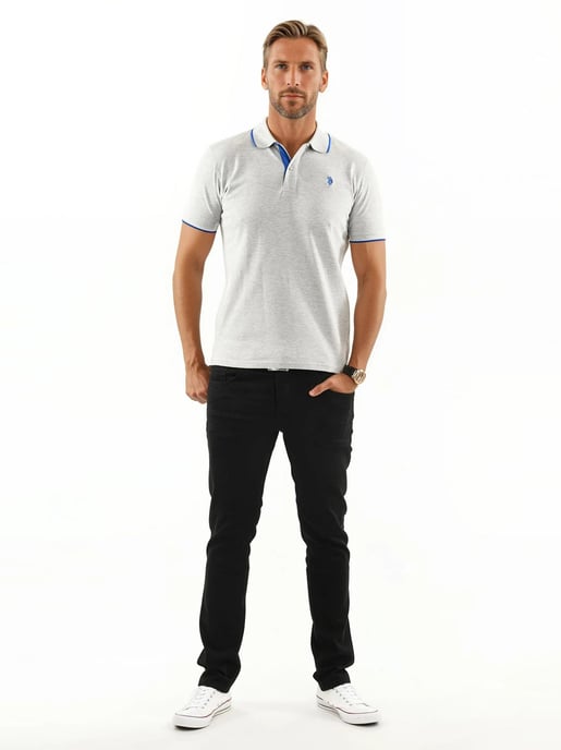 U.S. POLO ASSN. Men's Classic Fit Polo Shirt met korte mouwen gemaakt van katoenen elastaan - Image 3