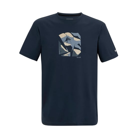 Regatta Heren Fingal Rotsklimmer T-Shirt (Marine) - Image 1