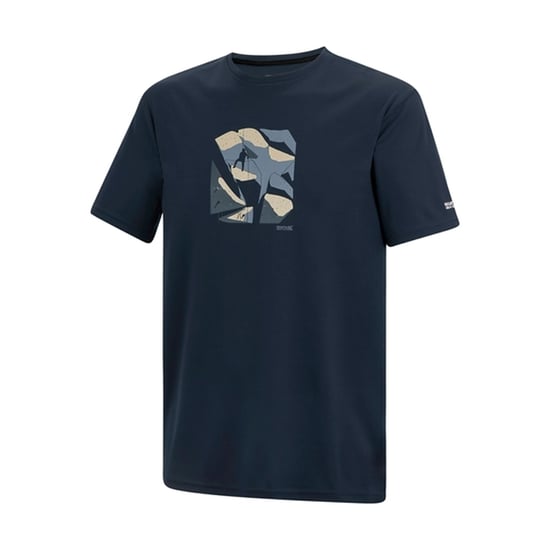 Regatta Heren Fingal Rotsklimmer T-Shirt (Marine) - Image 3
