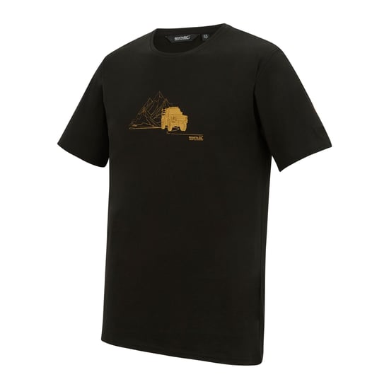 Regatta Heren Cline IX Desert Jeep T-Shirt (Zwart) - Image 3