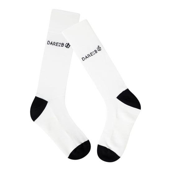 Dare 2B Unisex Volwassen Prestaties Fietssokken (Wit) - Image 2
