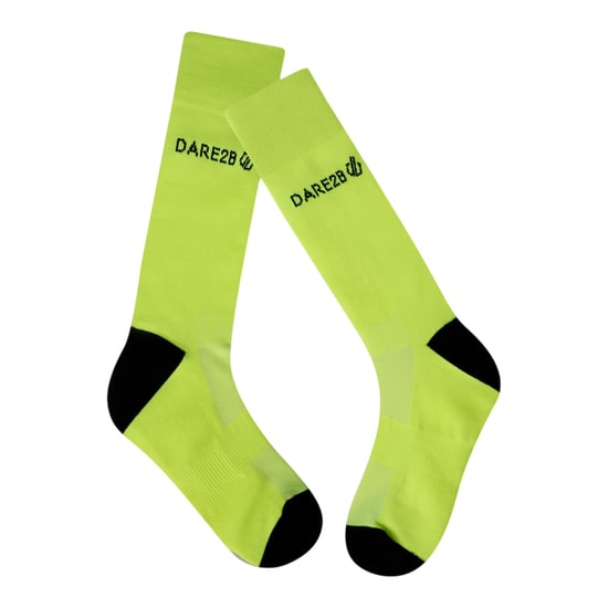 Dare 2B Unisex Volwassen Prestaties Fietssokken (Fluo Geel) - Image 2