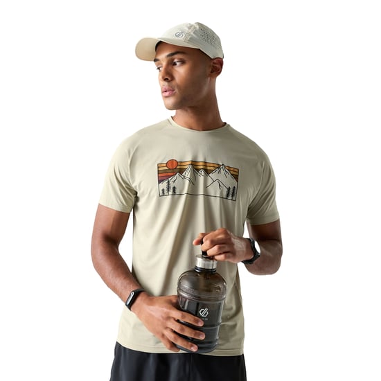 Dare 2B Mannen Tech II Bergtoppen T-Shirt (Abbeystone) - Image 4