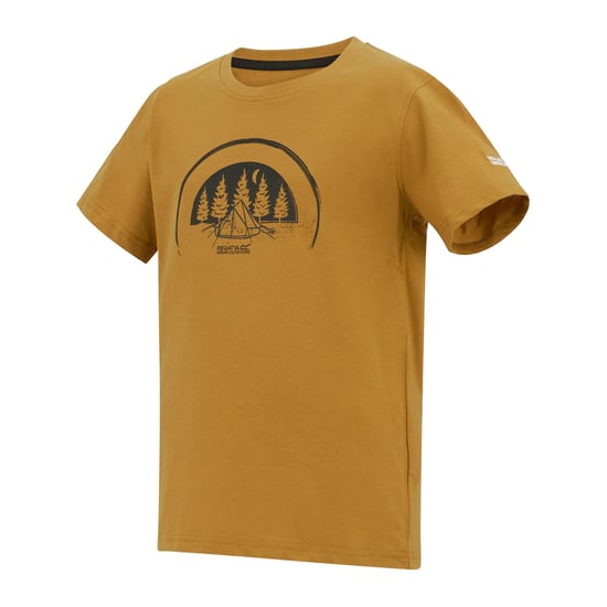 Regatta Kinderen Bosley Camping T-Shirt (Houtbruin) - Image 3