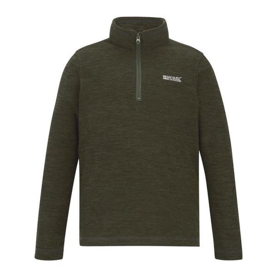 Regatta Kinder/Kids Hot Shot Quarter Zip Fleece Top (Donkere Khaki) - Image 1