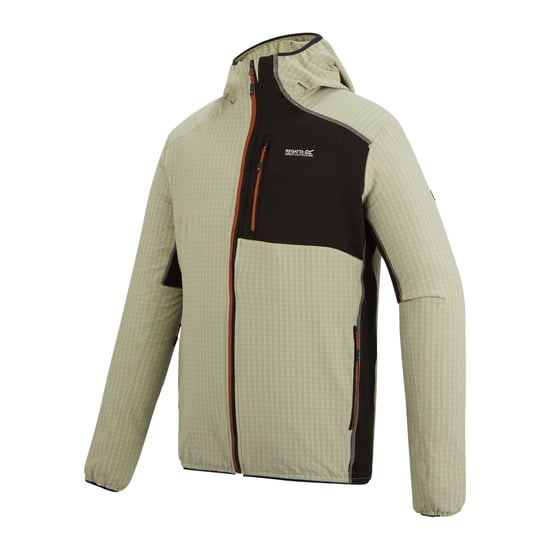 Regatta Heren Alven Full Zip Fleecejack (Abbeystone/Zwart) - Image 3