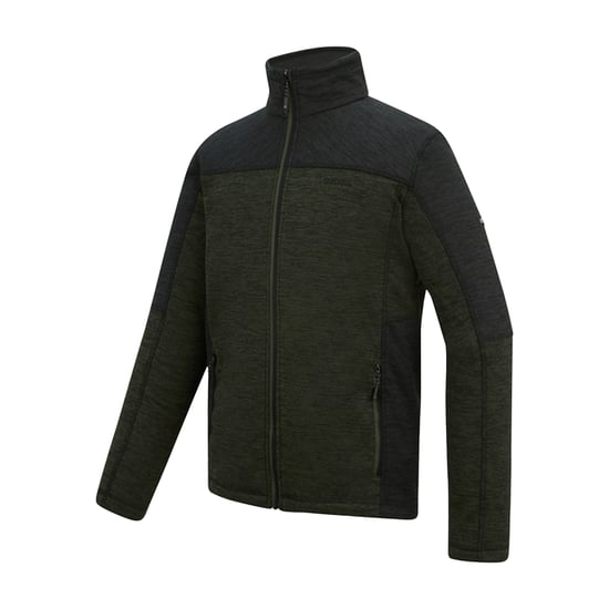 Regatta Highton Fleece Volledige Rits Midlayer voor Heren (Donker Khaki/Zwart) - Image 3