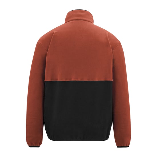 Regatta Heren Frankie Colour Block Full Zip Fleecejack (Baksteen rood/zwart) - Image 2