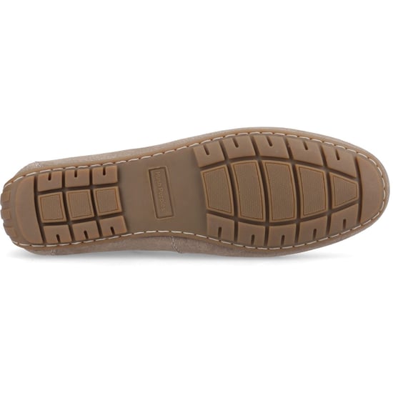 Hush Puppies Ralph Suède Leren Herensloffen in Taupe - Image 3