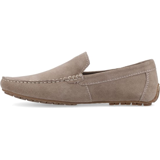 Hush Puppies Ralph Suède Leren Herensloffen in Taupe - Image 4