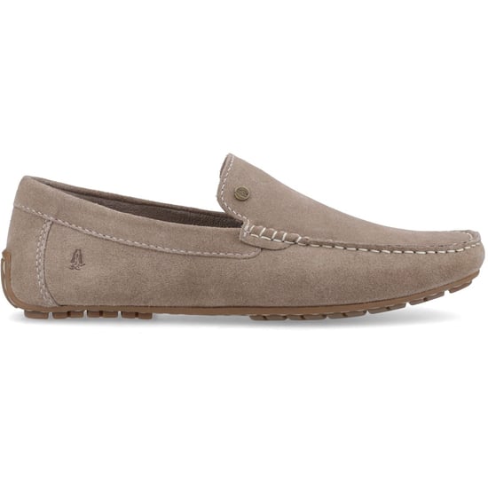 Hush Puppies Ralph Suède Leren Herensloffen in Taupe - Image 5