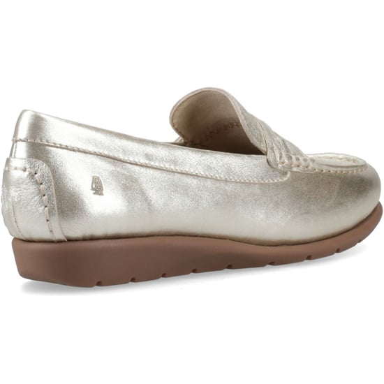 Hush Puppies Shelby Leren Dames Gouden Loafers - Image 2