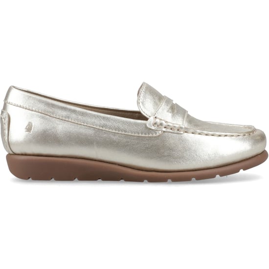 Hush Puppies Shelby Leren Dames Gouden Loafers - Image 5
