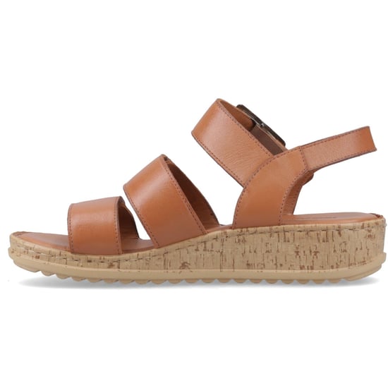 Hush Puppies Eliana Sandalen Leer Dames Tan Sandalen - Image 4
