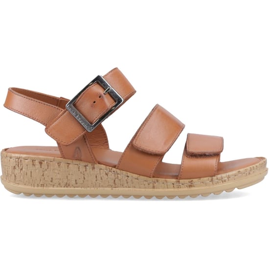 Hush Puppies Eliana Sandalen Leer Dames Tan Sandalen - Image 5