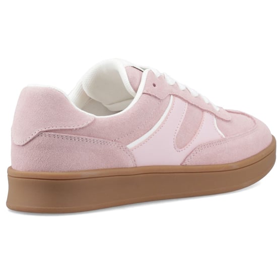 Hush Puppies Maura Suède Dames Roze Sneakers - Image 2