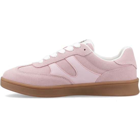 Hush Puppies Maura Suède Dames Roze Sneakers - Image 4