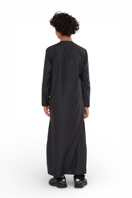 Kinderen jongens grijs Ramadan Eid Marokkaanse Jubba gewaad moslim Djellaba Thobe LFS-K-TT008 - Image 4