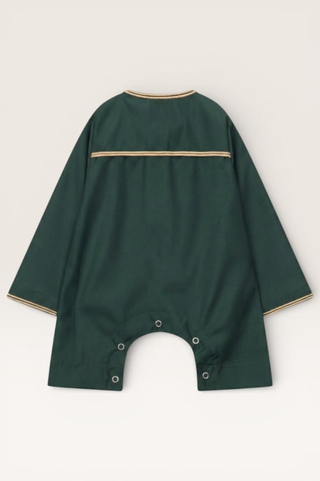 Kinderen jongens groene baby Ramadan Marokkaanse Thobe gewaad Emirati Eid Jubba LFS-B-TT003 - Image 3