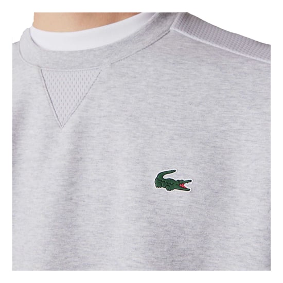 Lacoste Heren Sweatshirt met ronde hals (Grijs) - Image 3