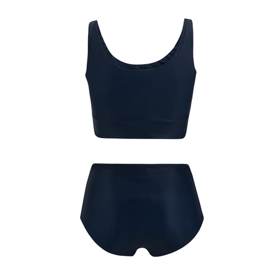 Regatta Dames Orla Kiely Mini Vierkante Bloem Reversible Bikini Set (Blauw) - Image 2
