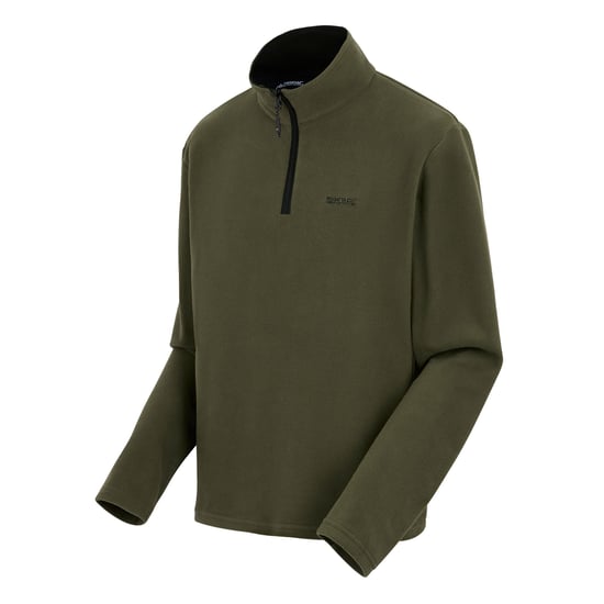 Regatta - Geweldig voor Buiten Heren Thompson Half Zip Fleece Sweater (Olijfnacht) - Image 3