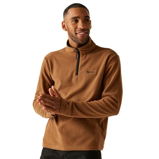Regatta - Geweldig voor Buiten Heren Thompson Half Zip Fleece Sweater (Moer Bruin) - Image 4