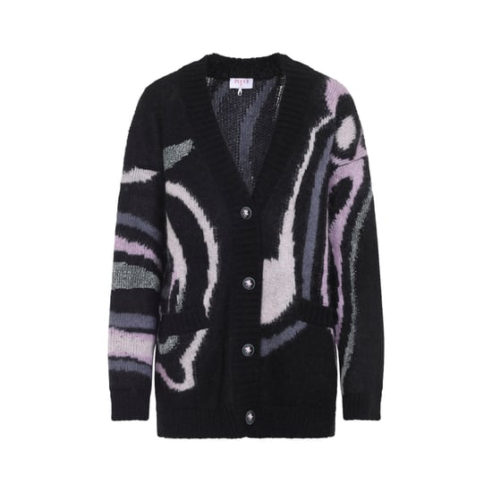 Geborduurde Mohair Blend Oversized Cardi - Image 1