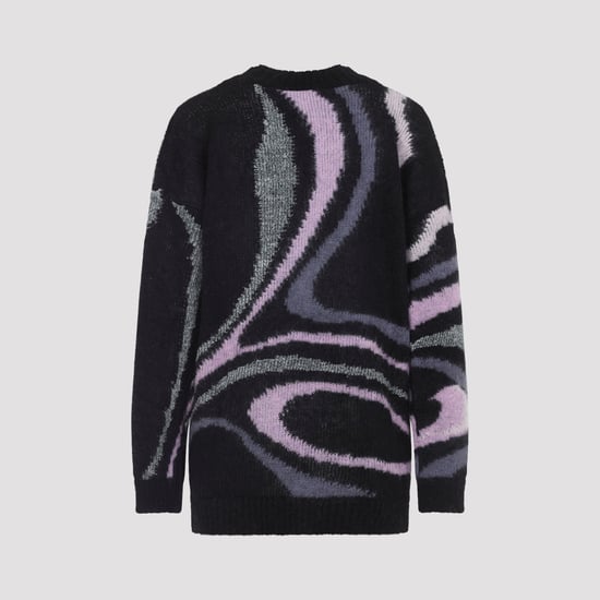 Geborduurde Mohair Blend Oversized Cardi - Image 3