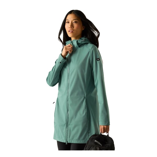 Regatta Dames Carisbrooke Softshell Waterdichte Jas (Ivy Moss) - Image 4