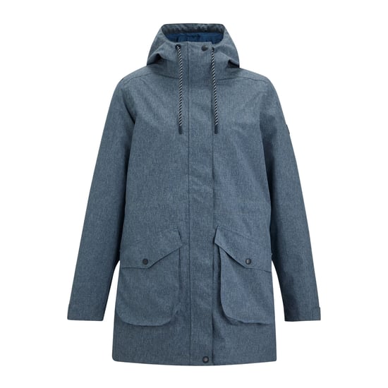Regatta Dames/Dames Norana Waterdichte Jas (Chambray/Donkere Denim) - Image 1